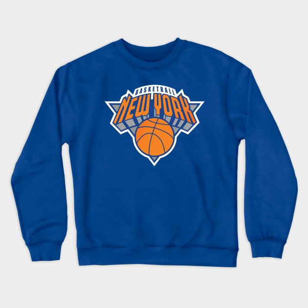 New York Basketball Crewneck Sweatshirt by Nagorniak